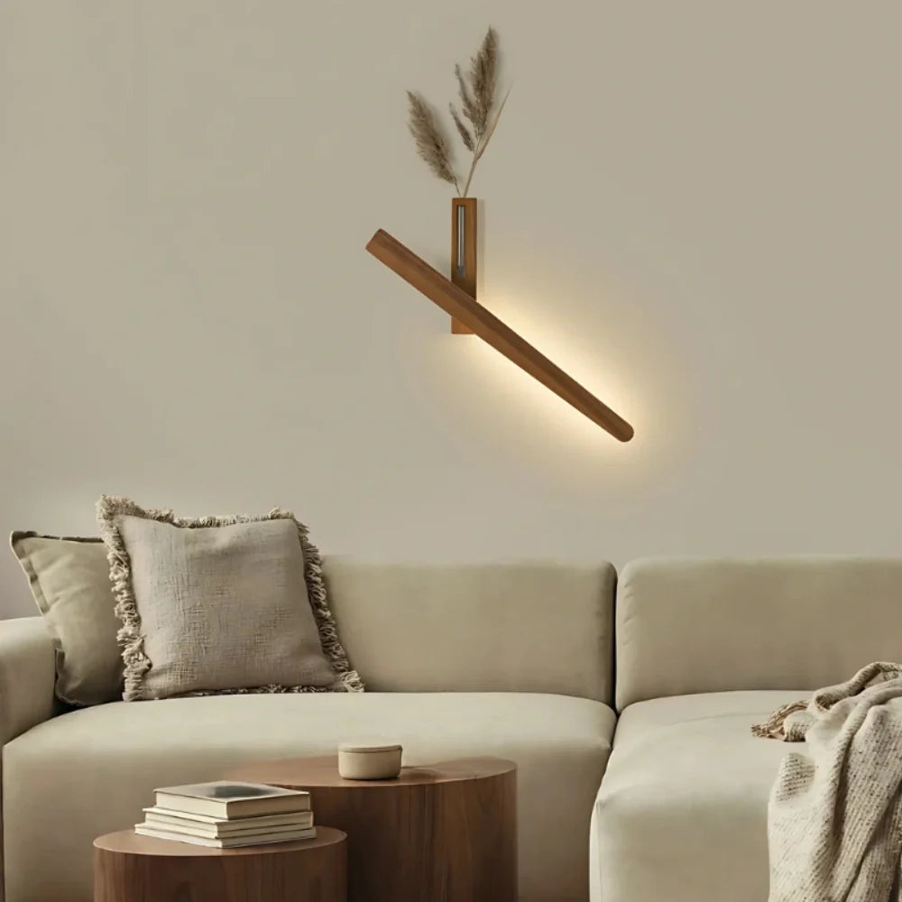 Wall-Mounted Vase Light with LED