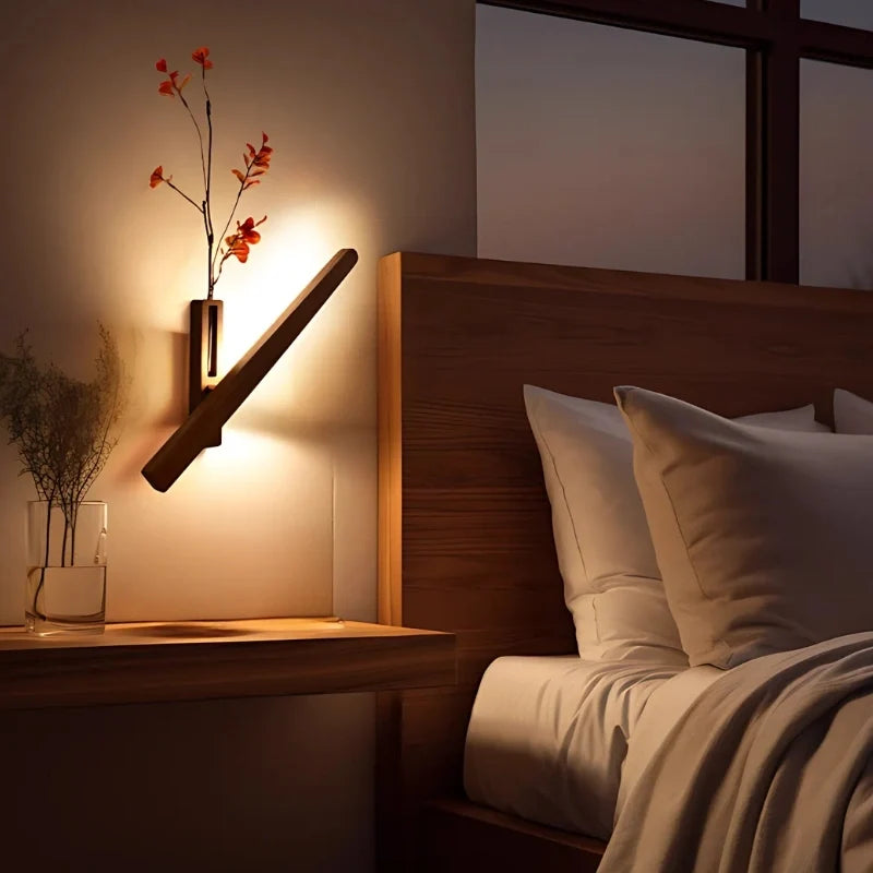 Wall-Mounted Vase Light with LED