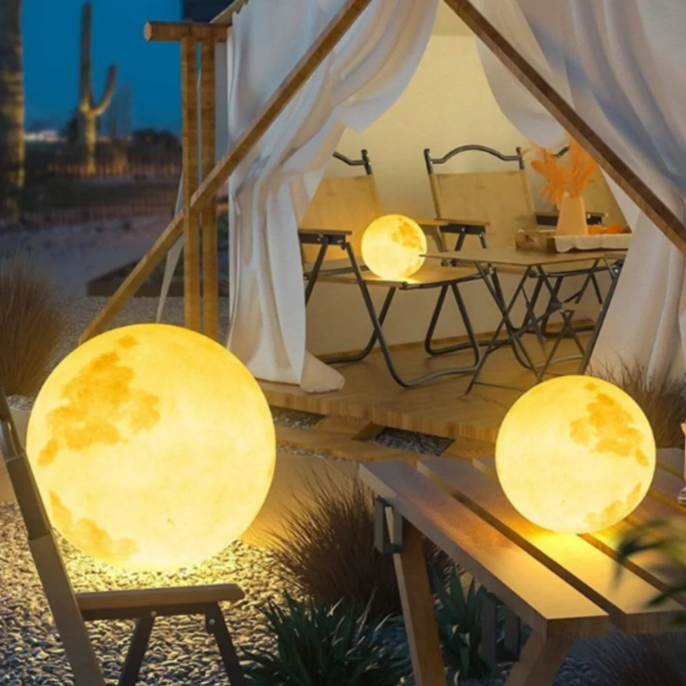 LED Moon Garden Light