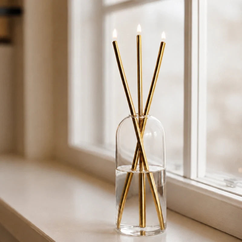 Refillable Smokeless Oil Candles