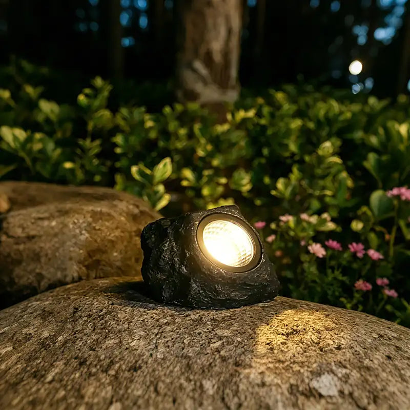 Solar Garden Spotlight - Waterproof Outdoor LED