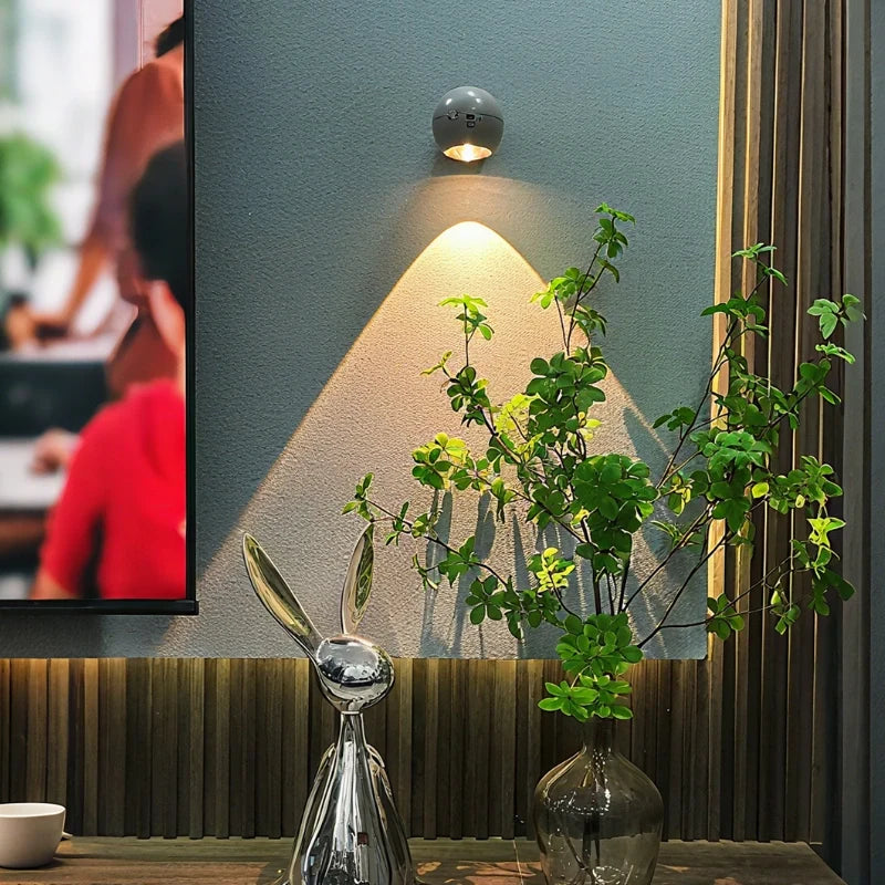 Rechargeable 360° Rotating LED Spotlight