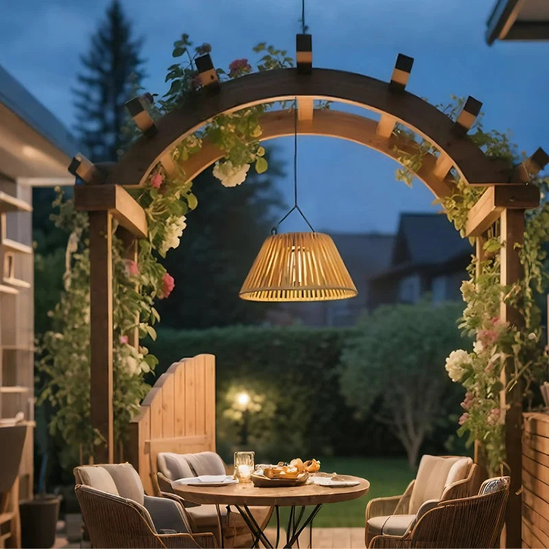 Solar Rope Lantern for Patio