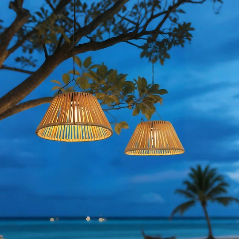 Solar Rope Lantern for Patio