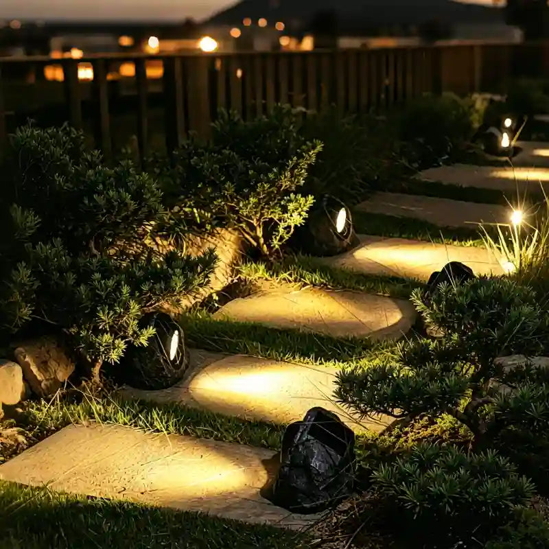 Solar Garden Spotlight - Waterproof Outdoor LED
