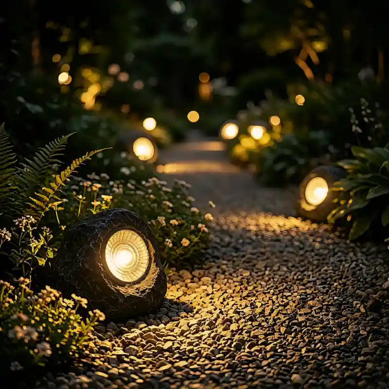 Solar Garden Spotlight - Waterproof Outdoor LED