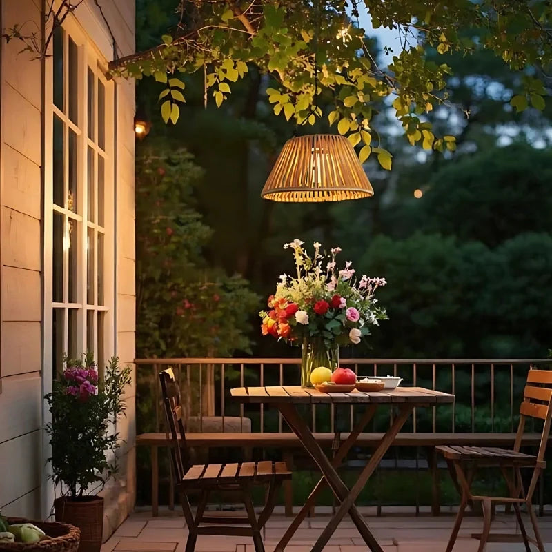 Solar Rope Lantern for Patio