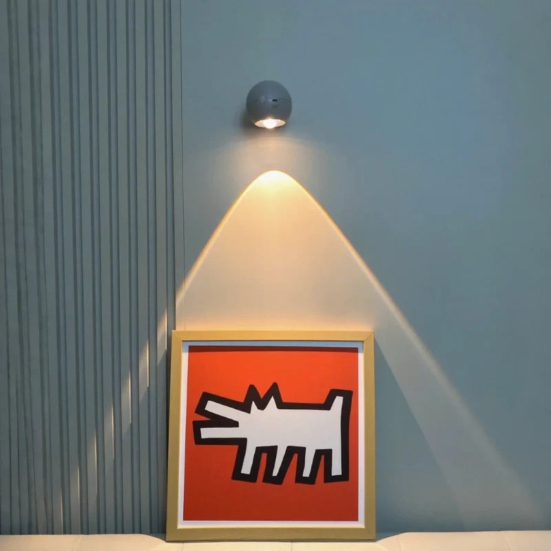 Rechargeable 360° Rotating LED Spotlight
