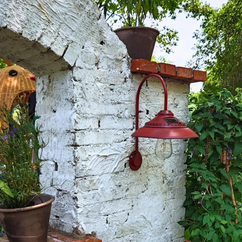 Classic Outdoor Solar Wall Lantern