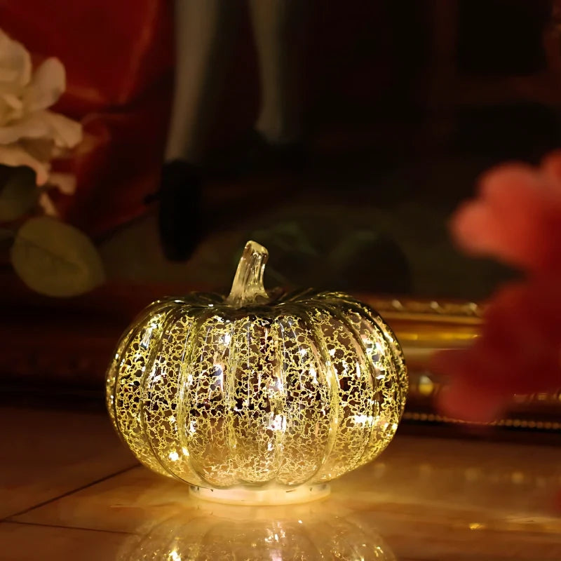 Hand-Blown Glass Table Lamp