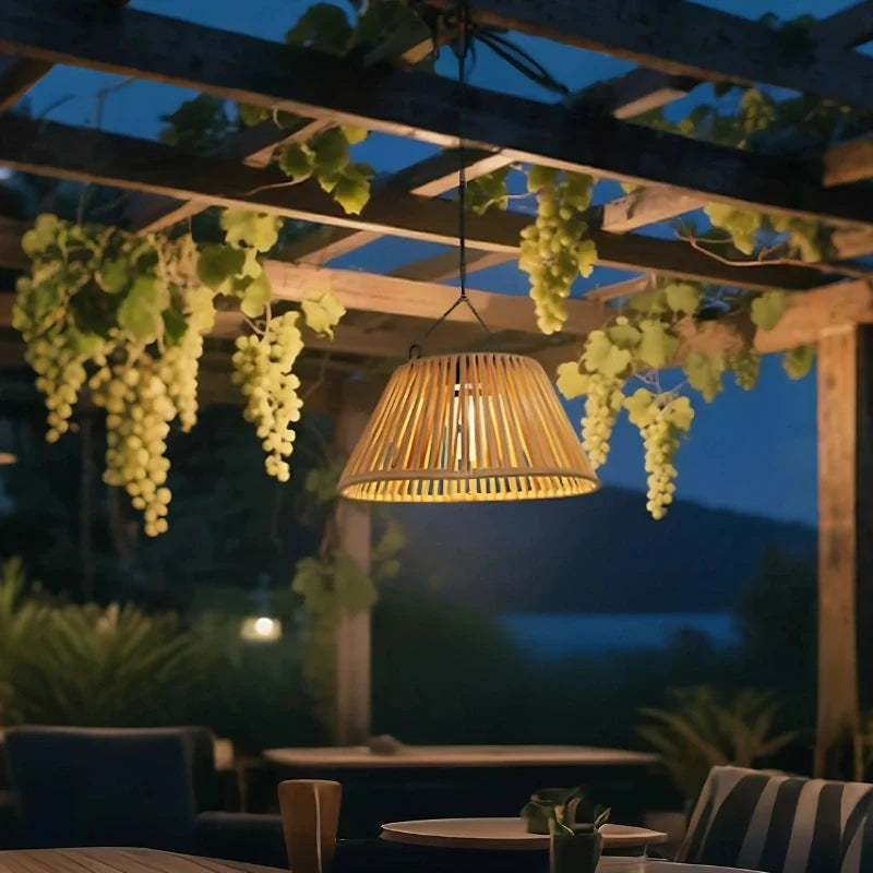 Solar Rope Lantern for Patio