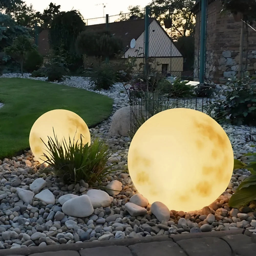 LED Moon Garden Light