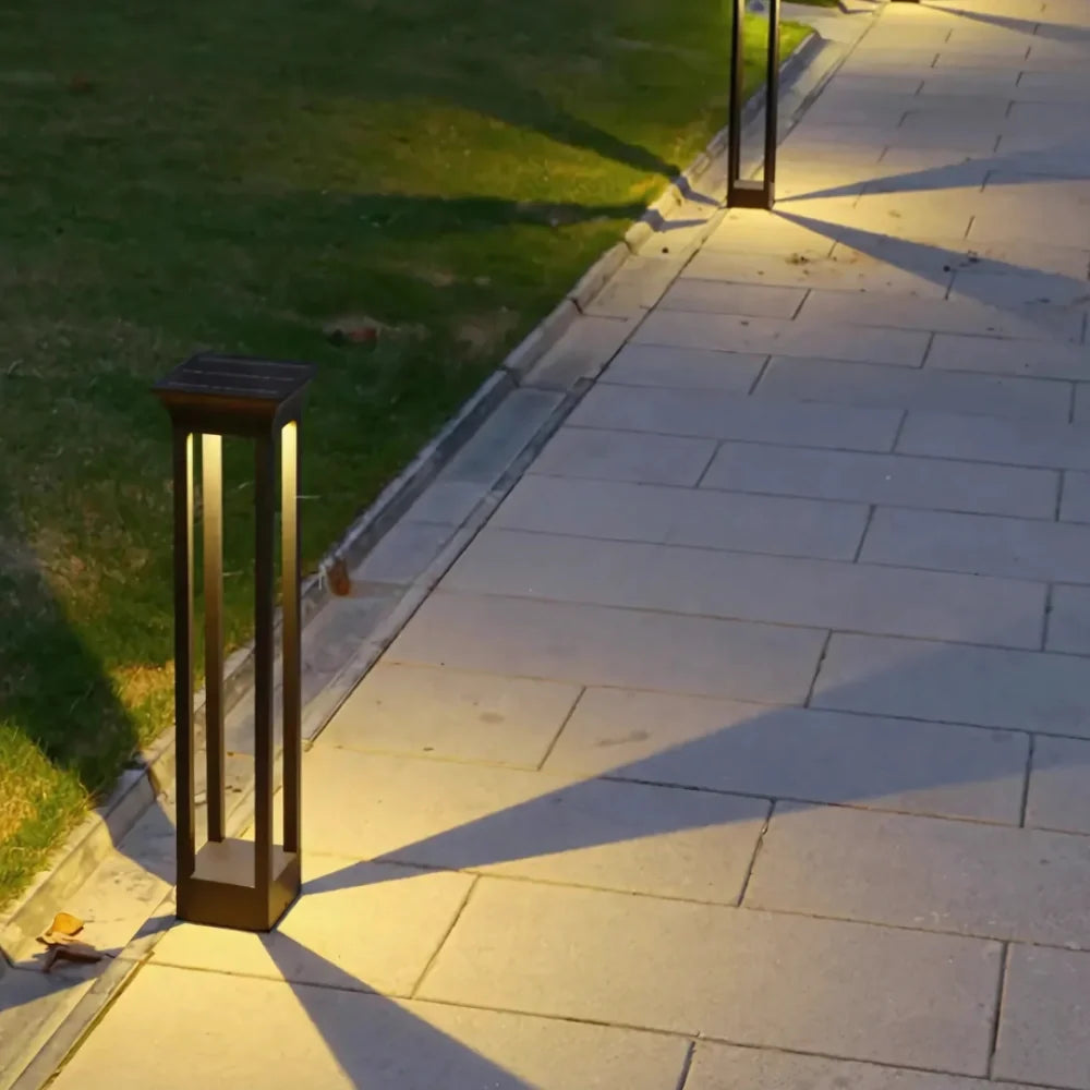 Solar Garden Pillar Light
