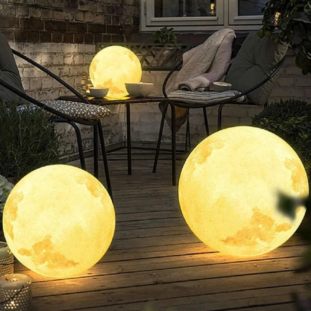 LED Moon Garden Light