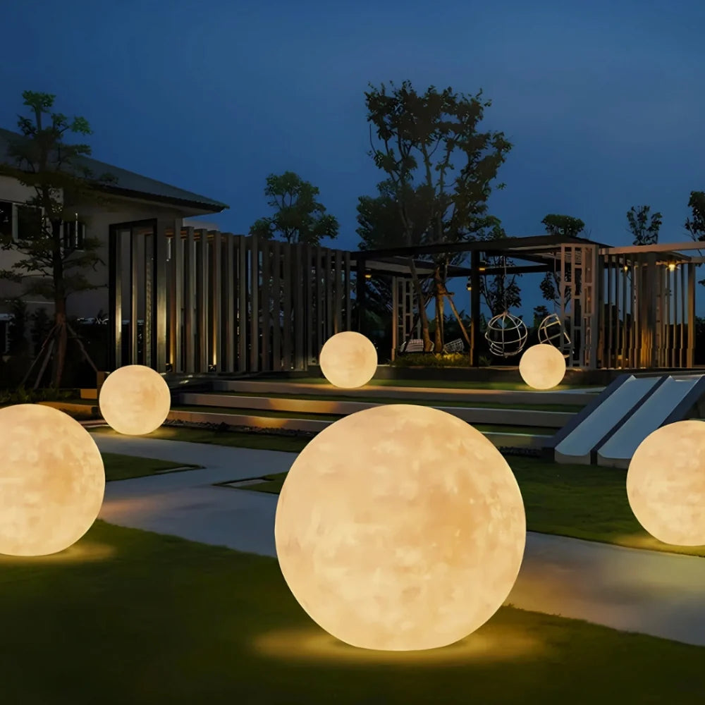 LED Moon Garden Light