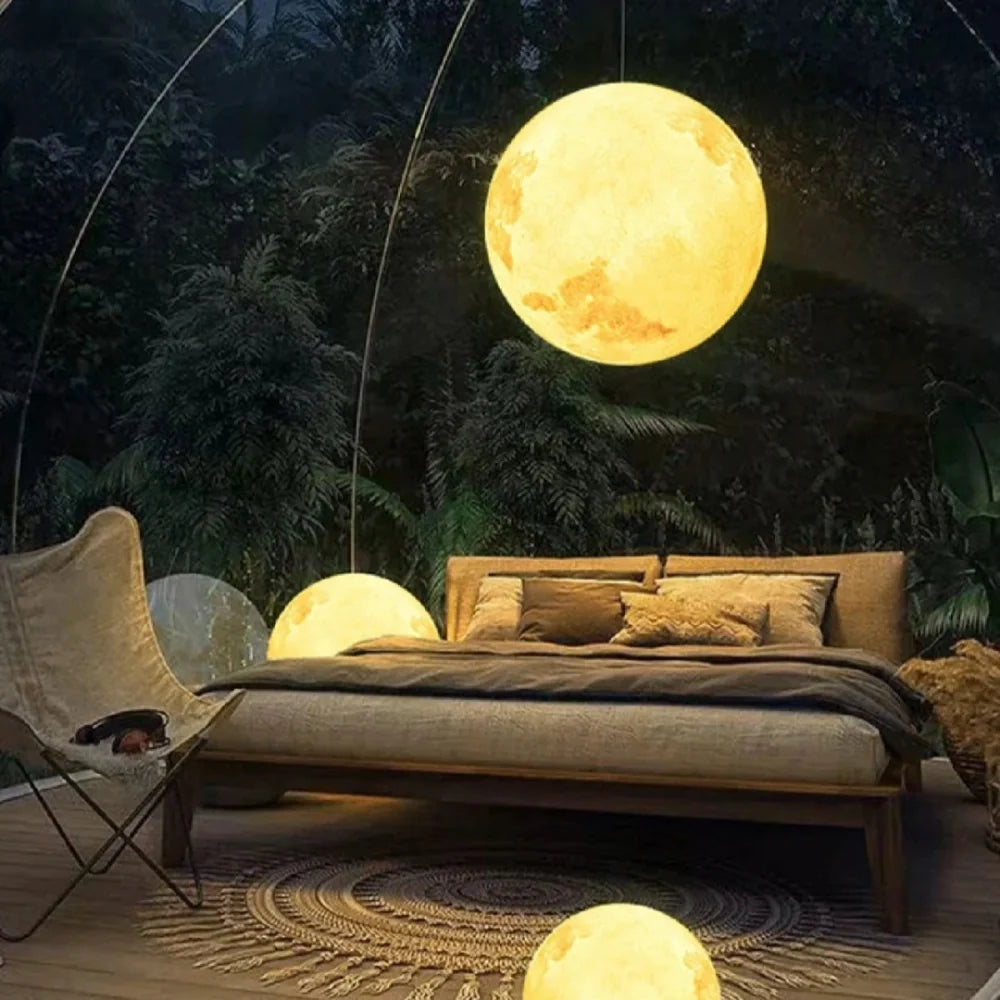LED Moon Garden Light