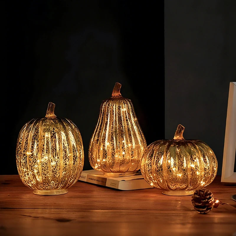 Hand-Blown Glass Table Lamp