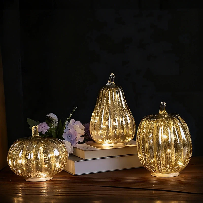 Hand-Blown Glass Table Lamp