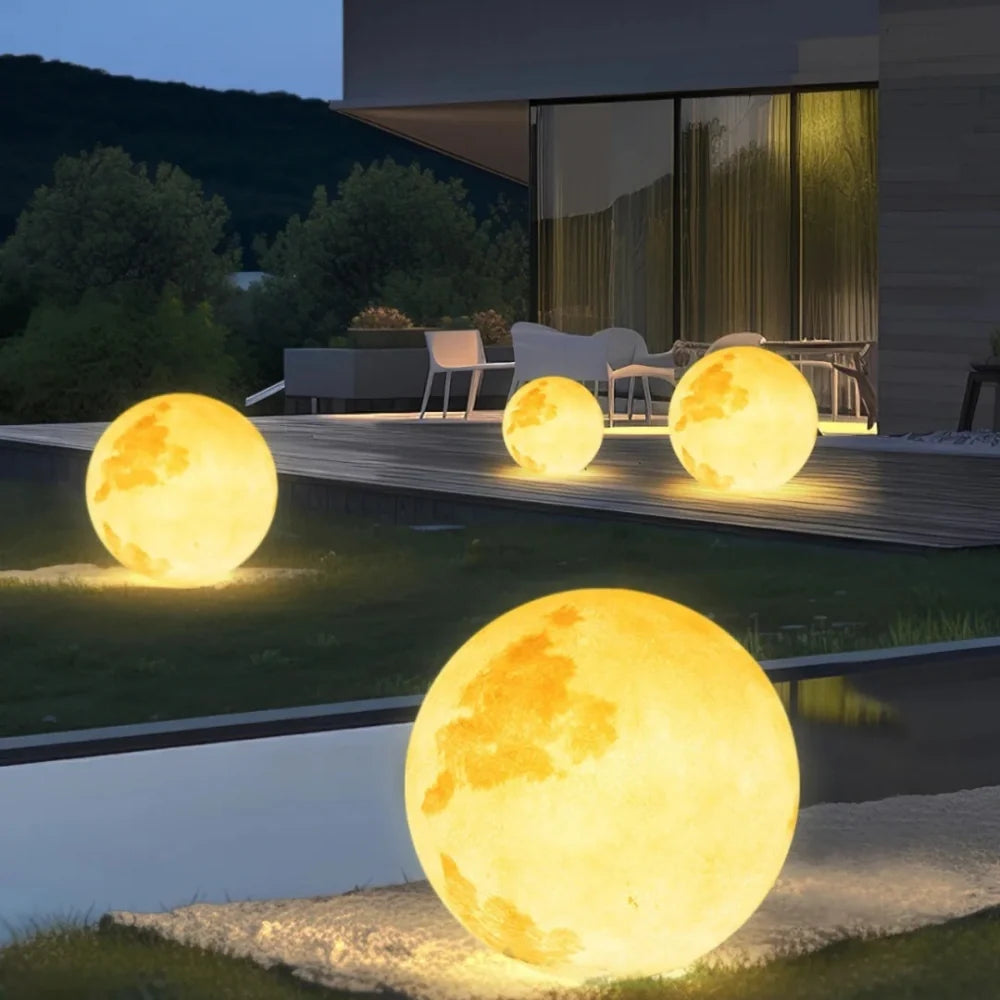 LED Moon Garden Light