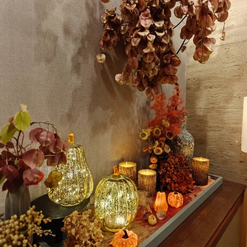 Hand-Blown Glass Table Lamp