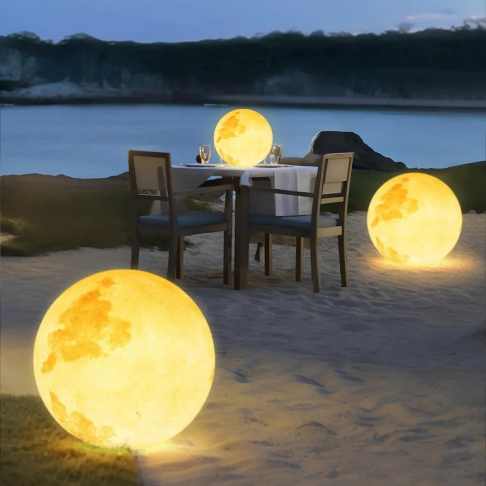 LED Moon Garden Light