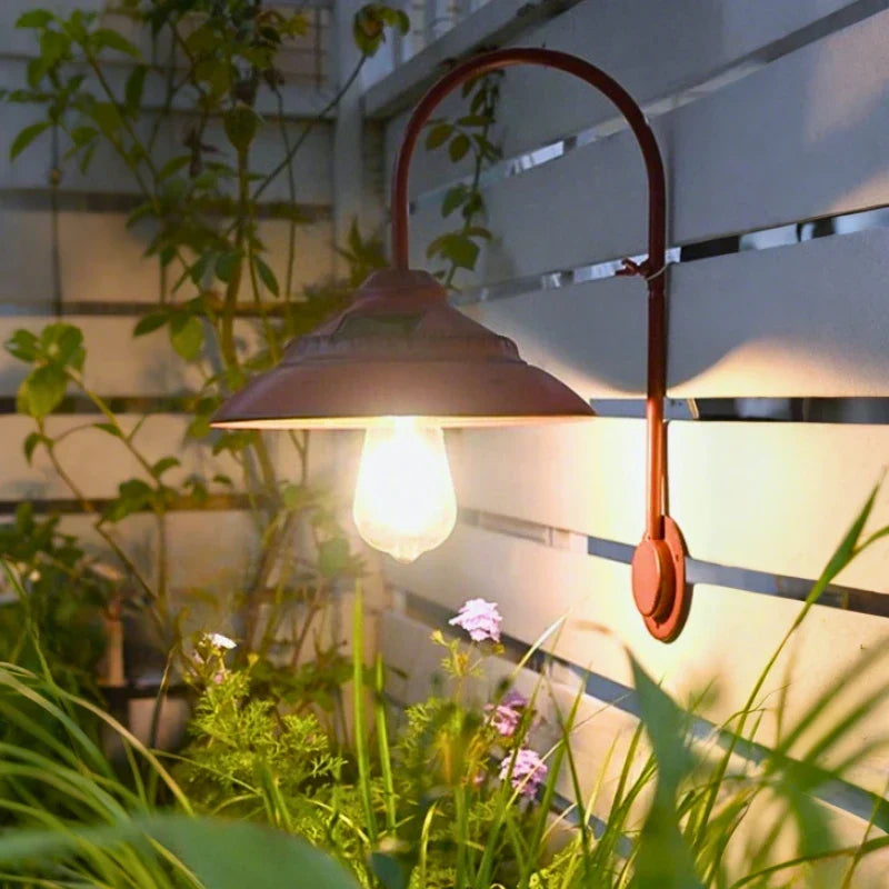 Classic Outdoor Solar Wall Lantern