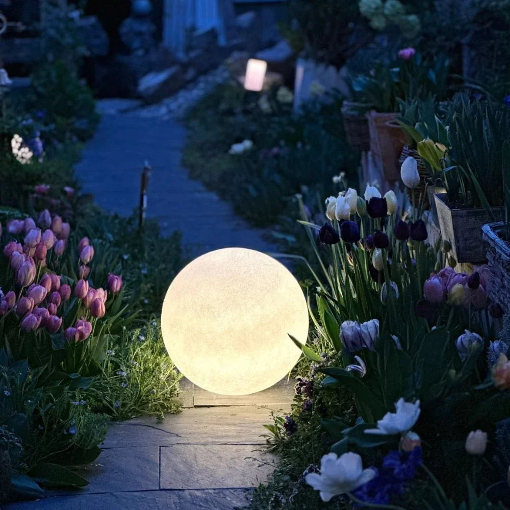 LED Moon Garden Light