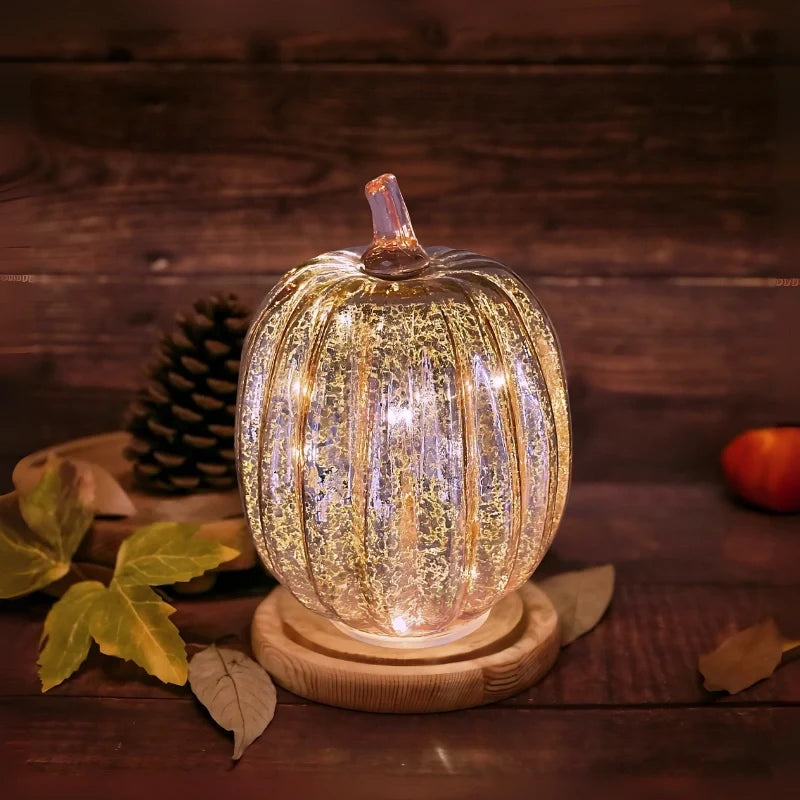 Hand-Blown Glass Table Lamp