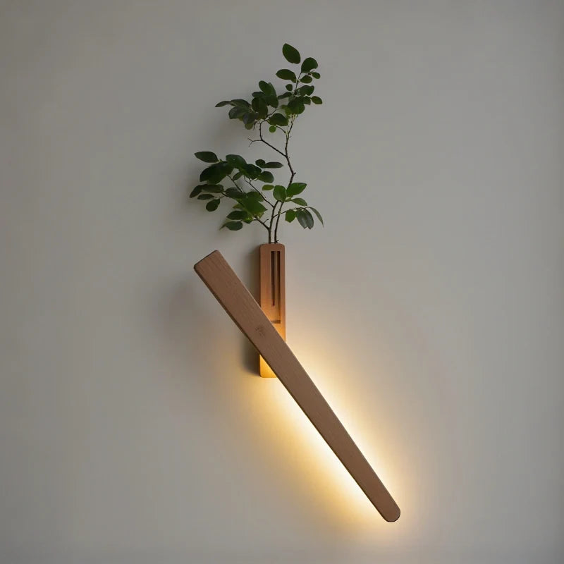 Wall-Mounted Vase Light with LED