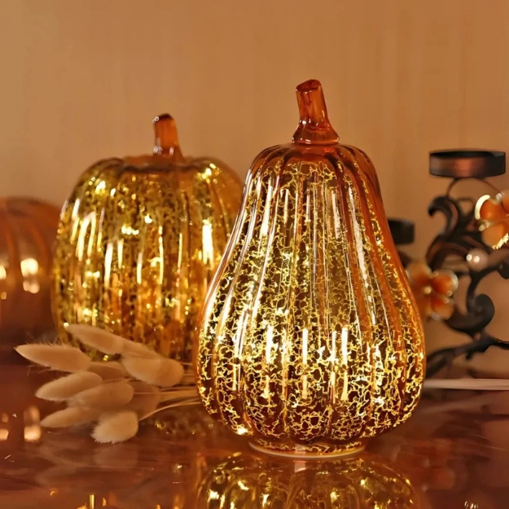 Hand-Blown Glass Table Lamp