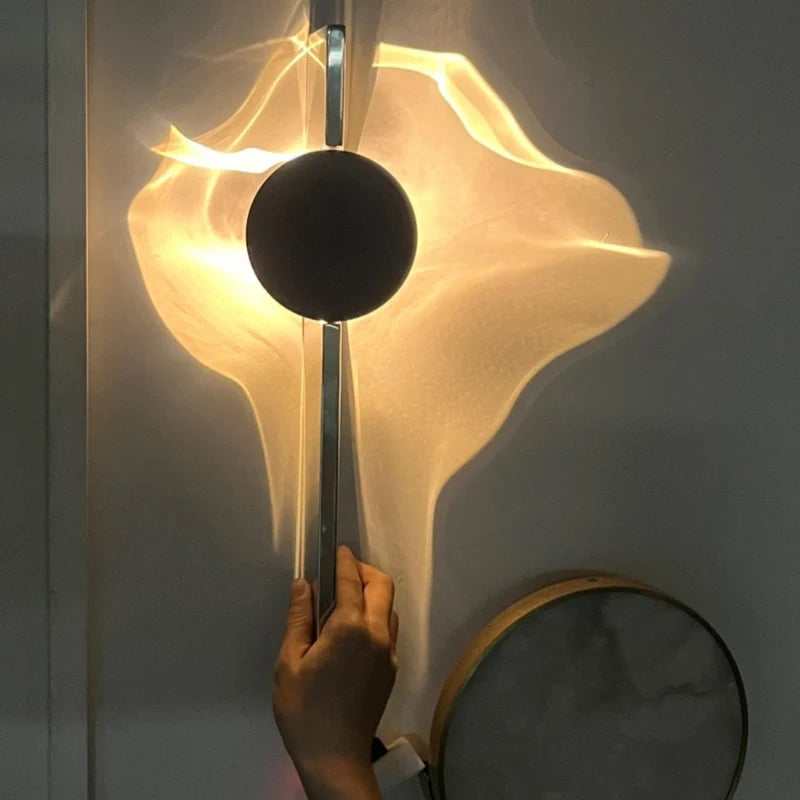 Modern Ripple LED Wall Sconce