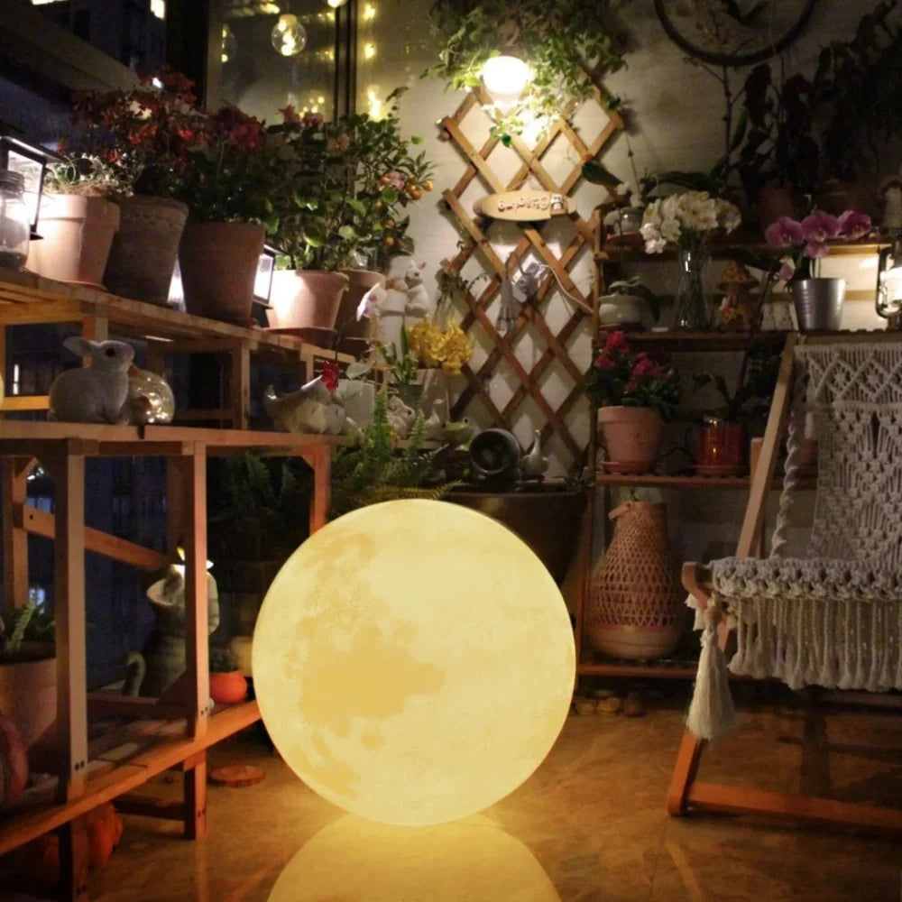 LED Moon Garden Light