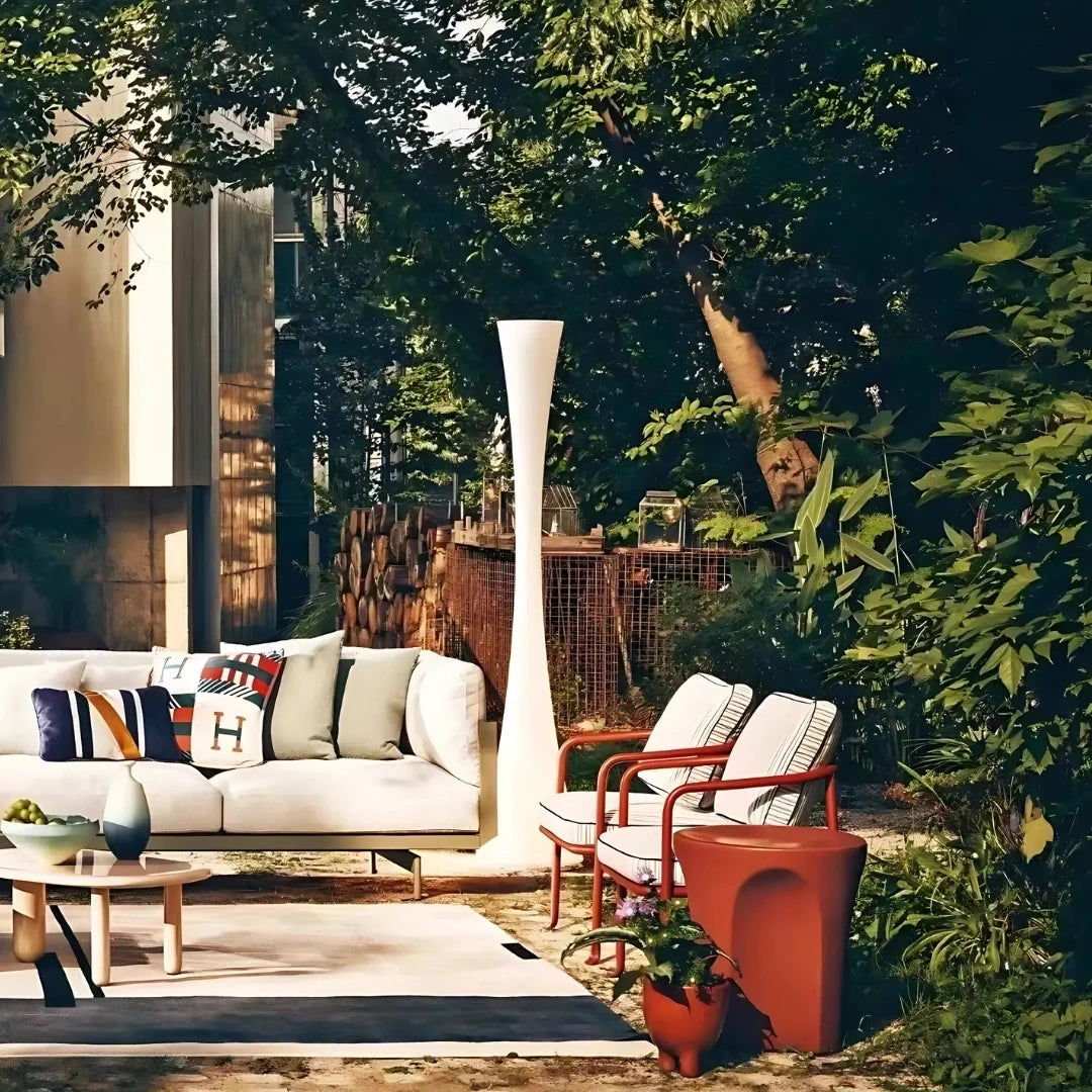Modern Outdoor Solar Floor Lamp