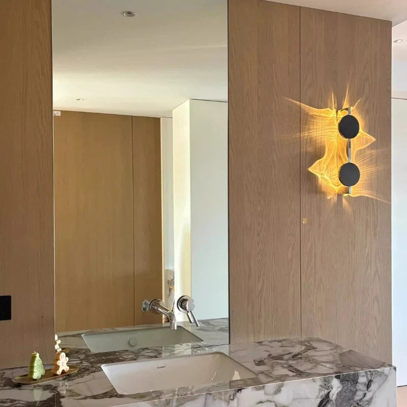 Modern Ripple LED Wall Sconce