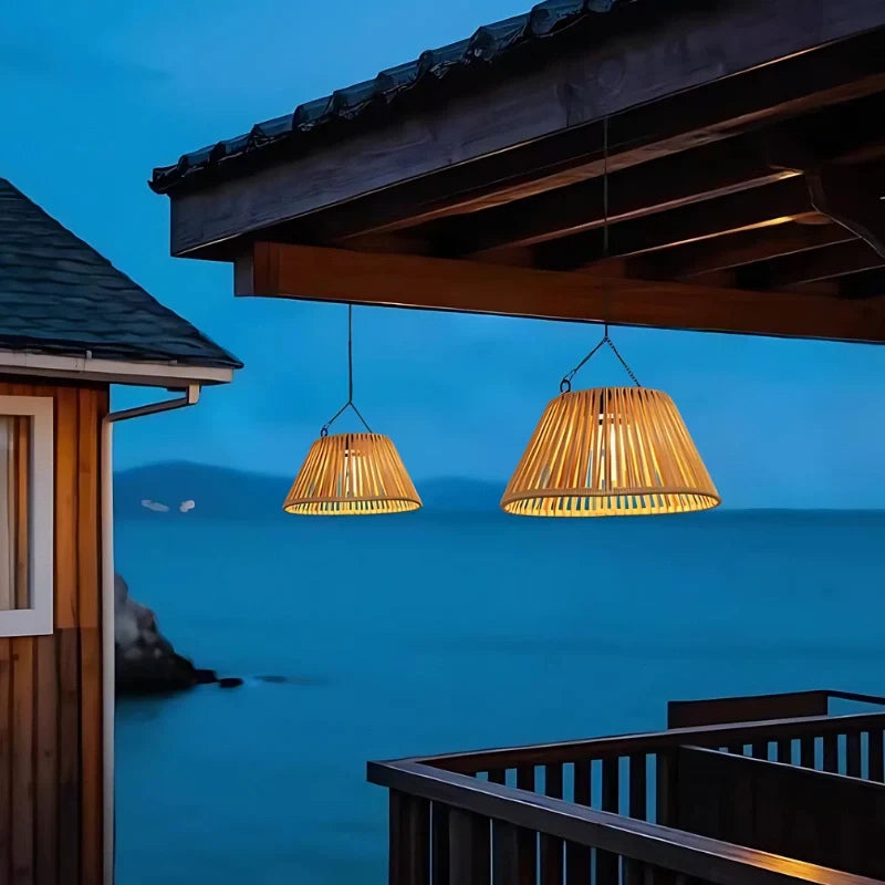 Solar Rope Lantern for Patio