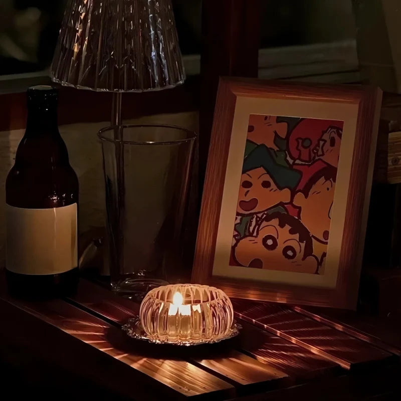 Ripple Glass Candle Holder