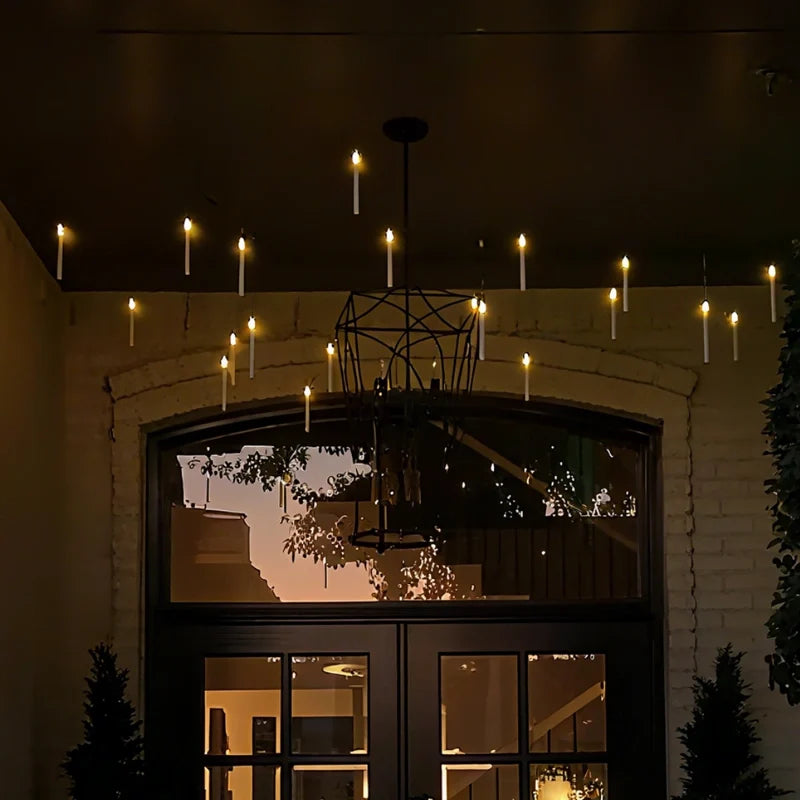 Floating LED Candles with Wand Remote