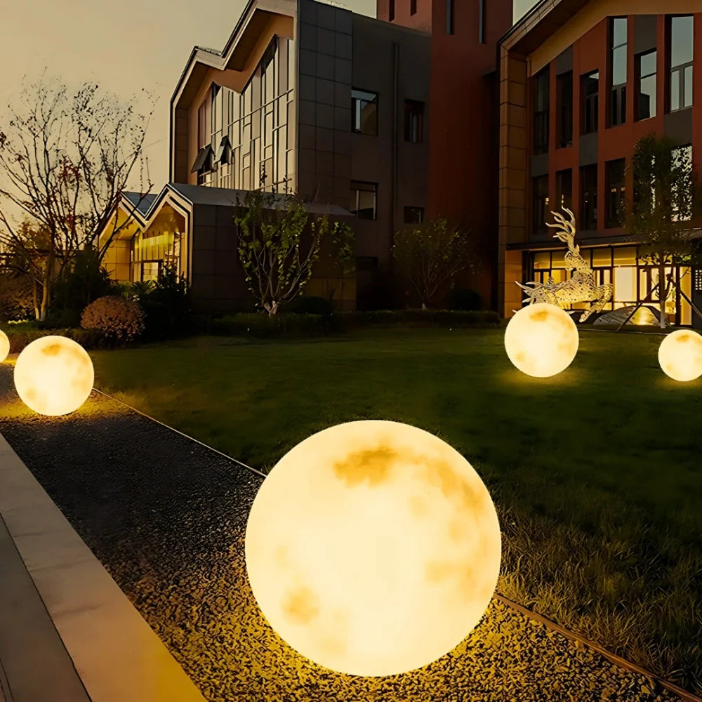 LED Moon Garden Light