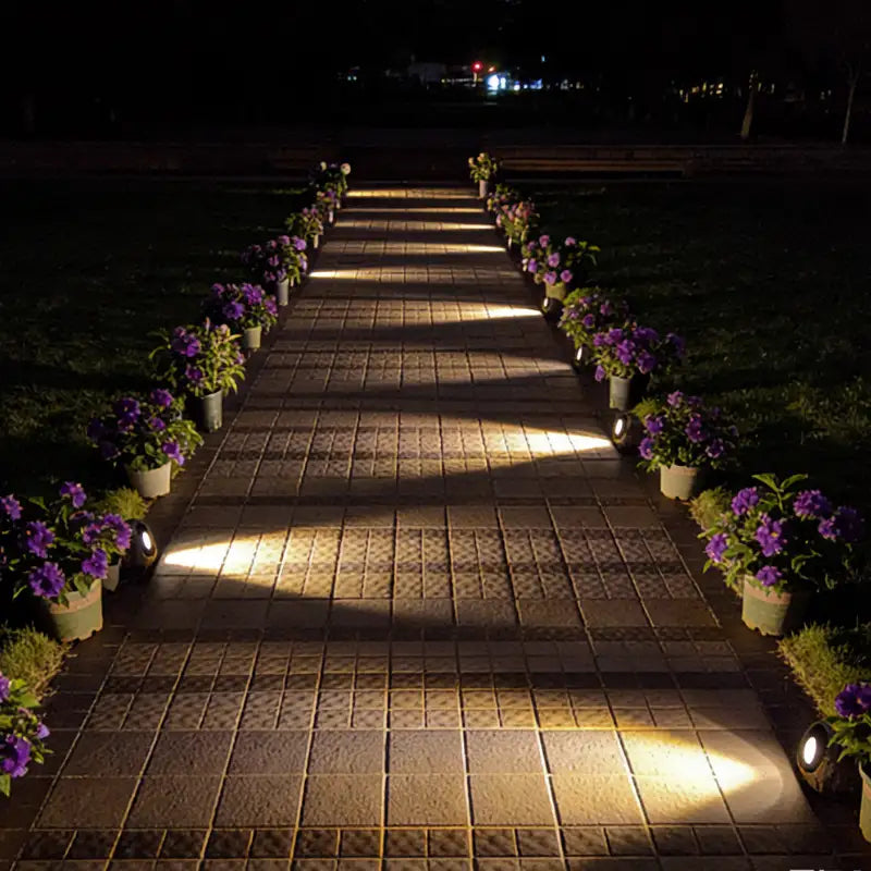 Solar Garden Spotlight - Waterproof Outdoor LED