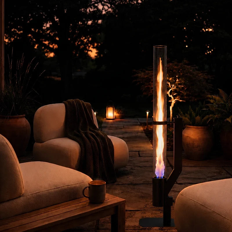 Outdoor Pellet Torch for Patio