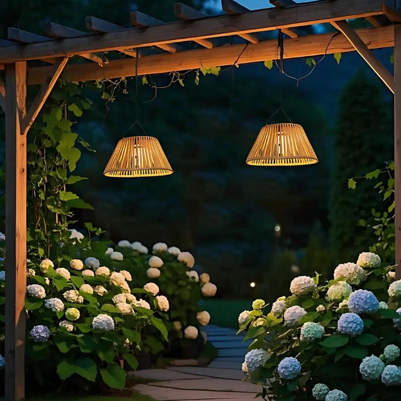 Solar Rope Lantern for Patio