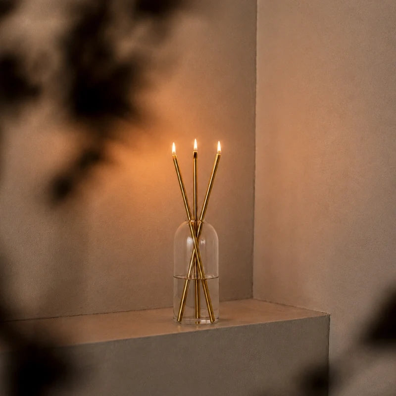 Refillable Smokeless Oil Candles