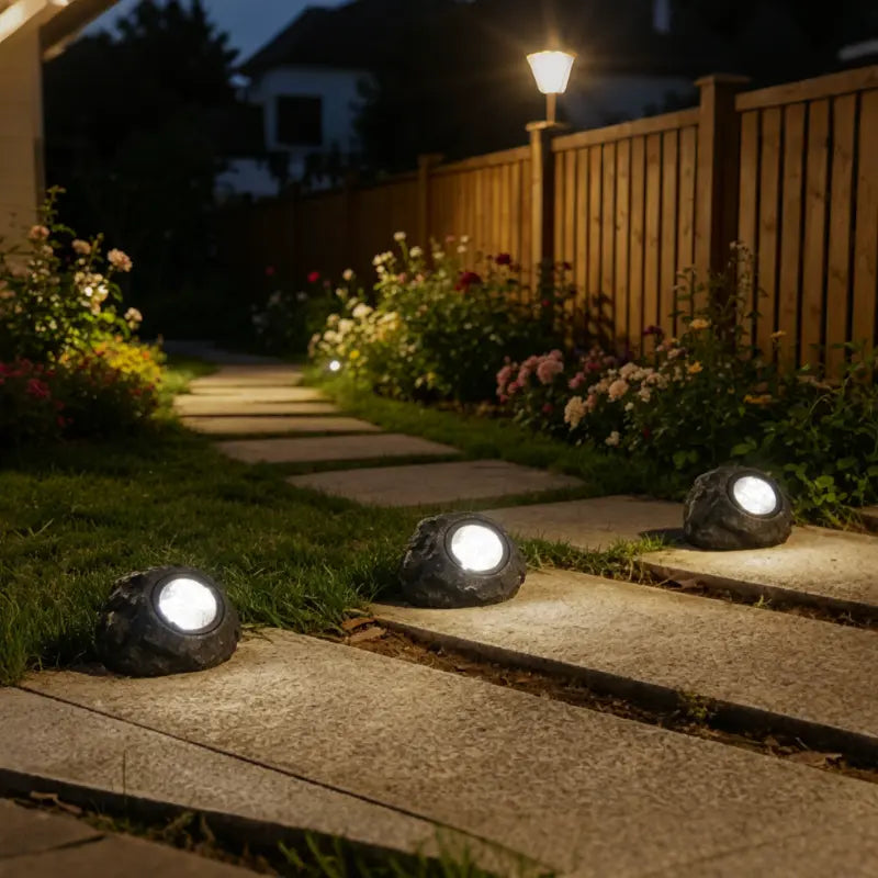 Solar Garden Spotlight - Waterproof Outdoor LED