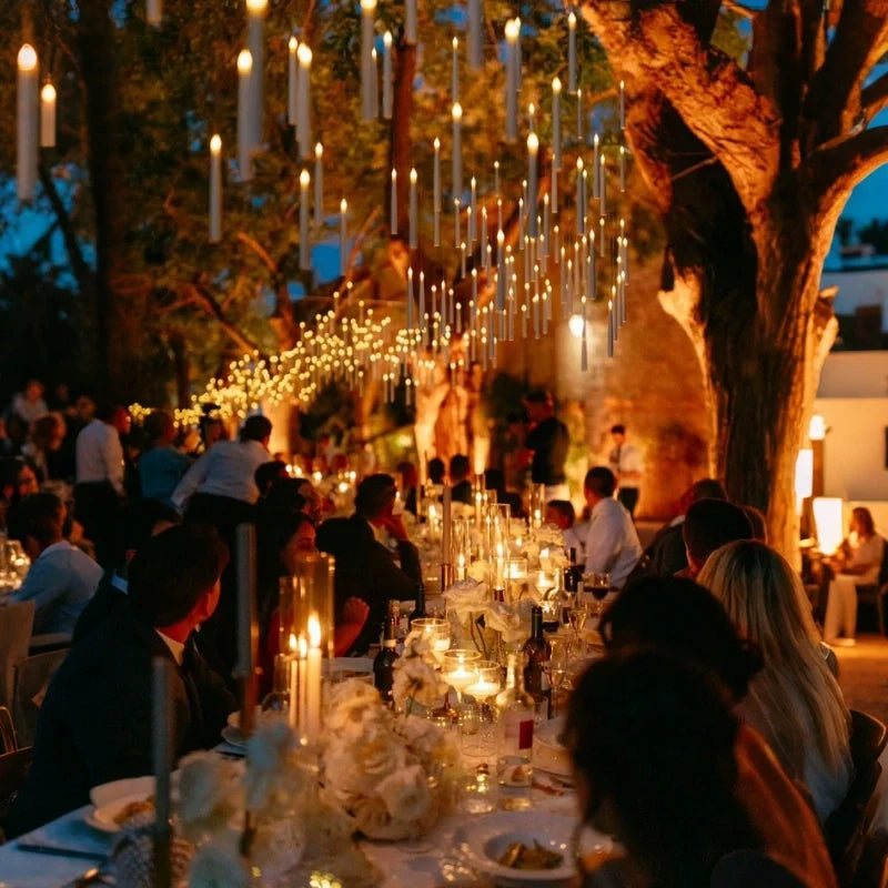 Floating LED Candles with Wand Remote