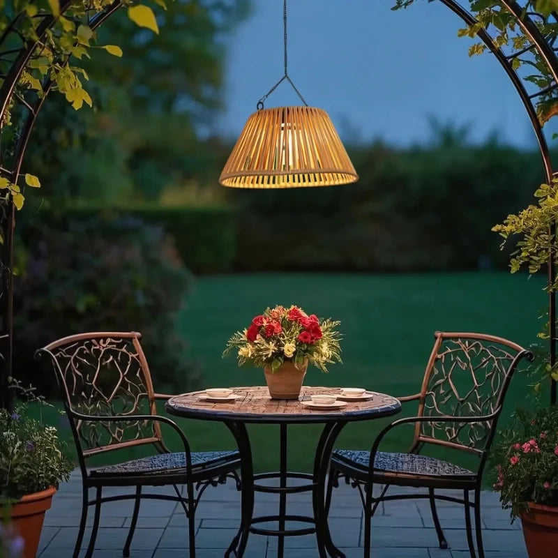 Solar Rope Lantern for Patio