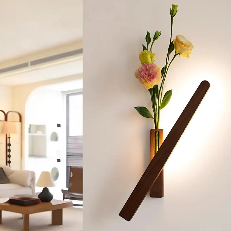 Wall-Mounted Vase Light with LED