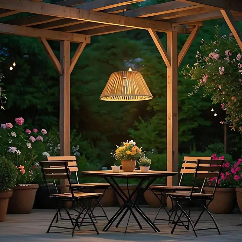 Solar Rope Lantern for Patio