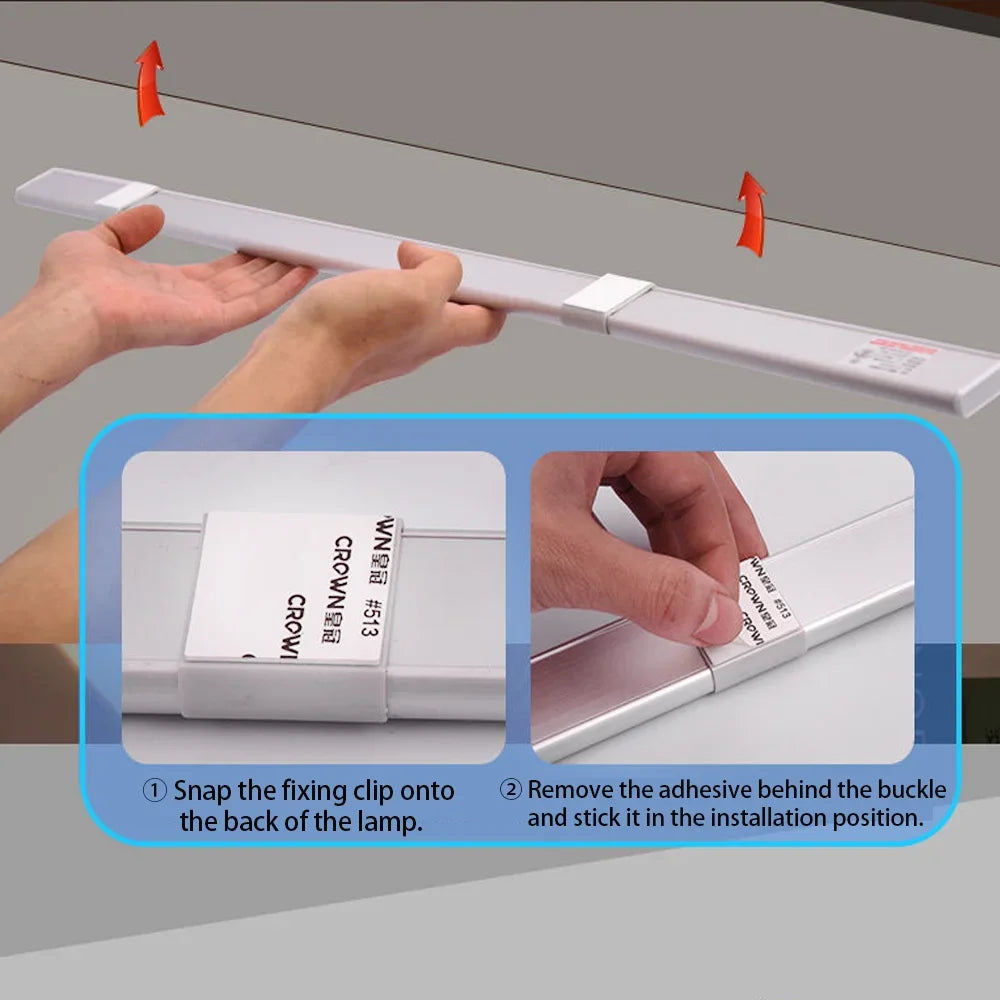 Motion Sensor Under Cabinet Light - Rechargeable LED