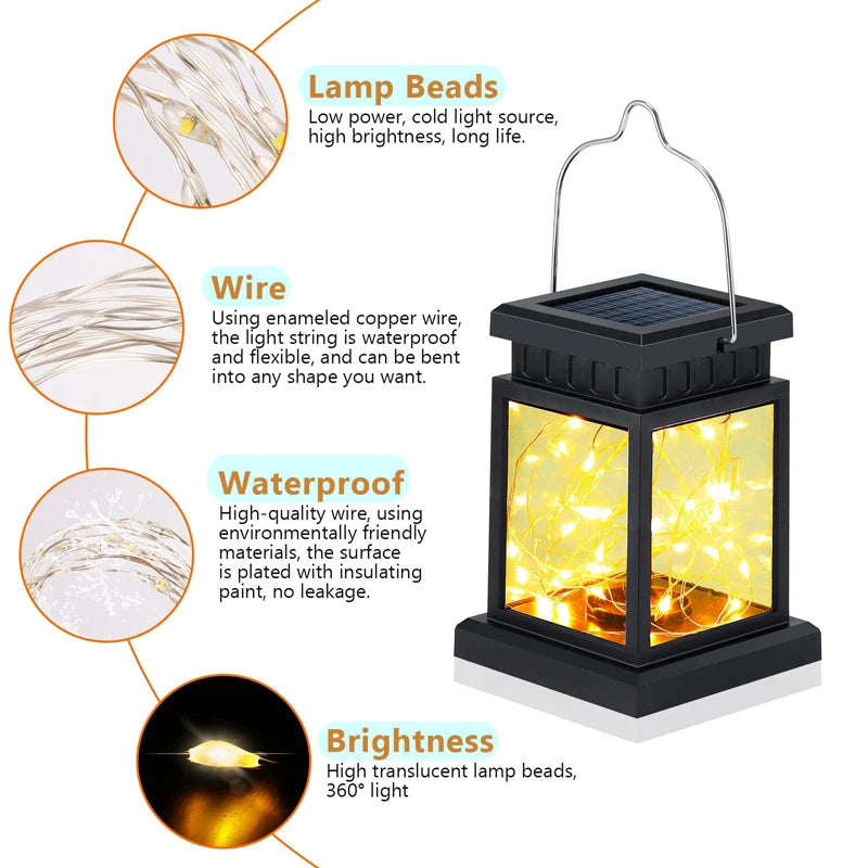 Palace Solar Candle Lantern