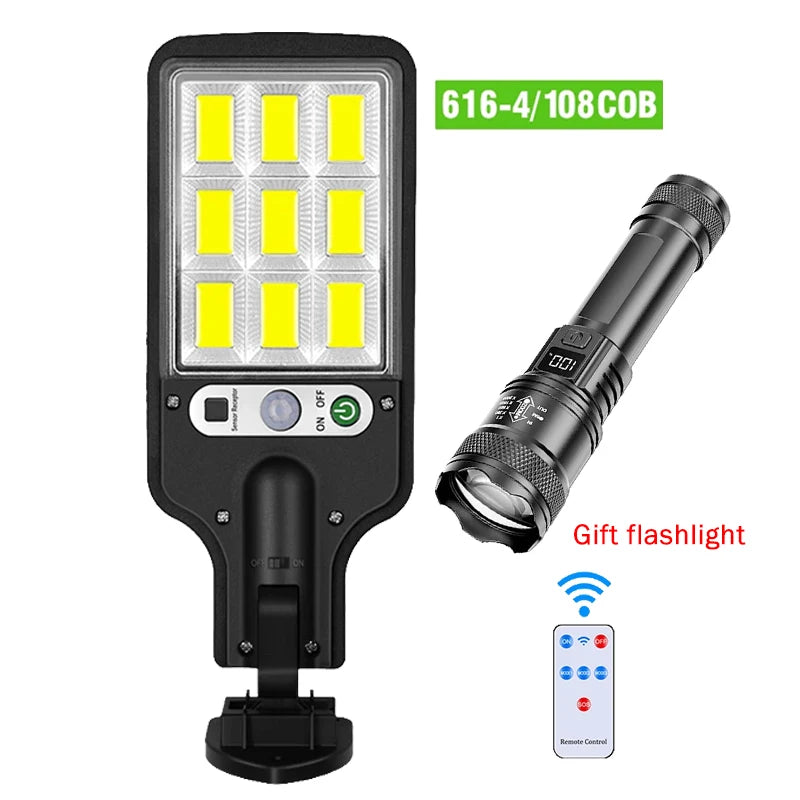 Solar Motion Sensor Light - Outdoor Security Wall Light